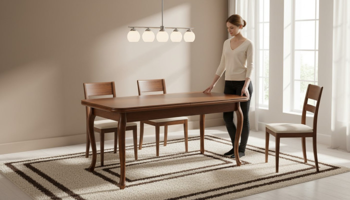 CLASSIC TABLES DINING TABLE DINING ROOM TABLE REAL SOLID WOOD - Model ZB-2