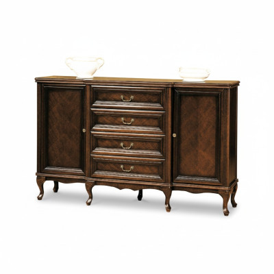 Classic chest of drawers, drawer unit, antique office cabinet, sideboard W-K4Sz