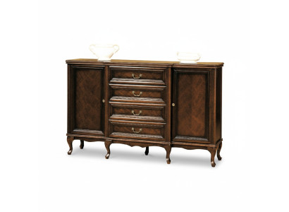 Classic chest of drawers, drawer unit, antique office cabinet, sideboard W-K4Sz