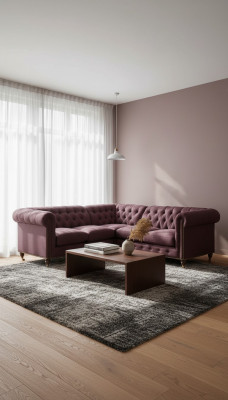 Chesterfield sectional sofa couch designer upholstered corner fabric sofa set 1013-14