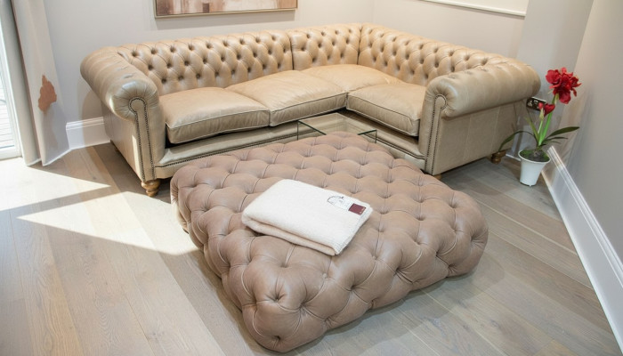Leather sofa corner sofa couch upholstery Chesterfield corner suite set corner new