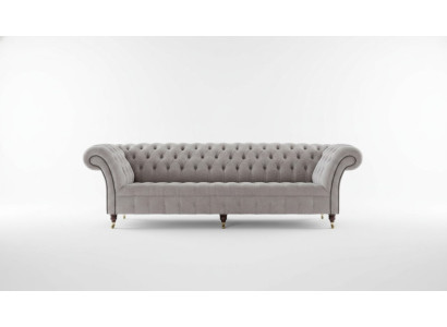 Chesterfield Sofa 4-Seater XXL Upholstered Designer Couches Sofa Set
