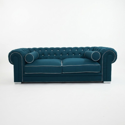 Chesterfield Sofa 3 SEATER Upholstered Designer Couches Sofas Suite SL Sofa