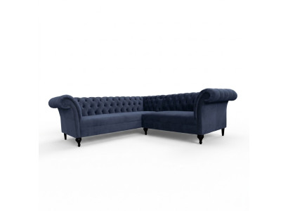 Chesterfield corner sofa corner couch designer sofa couch velvet leather sofa SLIII sofa №98