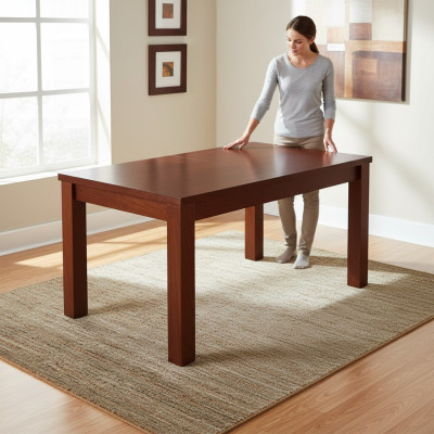 Table Dining Table Wood Table XXL Conference Table 90X170cm Extendable to 170X250cm