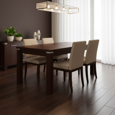 Table Dining Table Wooden Table XXL Conference Table 80x140cm Extendable 140x180cm
