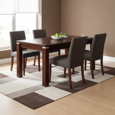 Table Dining Table Wooden Table XXL Conference Table 90x160cm Extendable 90x215cm