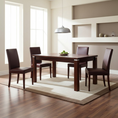 Table Dining Table Wooden Table XXL Conference Table 100X200cm Extendable 200X290cm