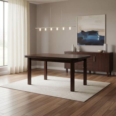 Table Dining Table Wooden Table XXL Conference Table 100x250cm Extendable to 250x350cm