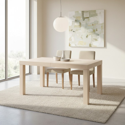 Table Dining Table Wooden Table XXL Conference Table 90x180cm Extendable 180x240cm