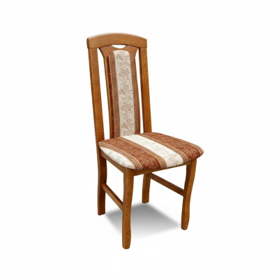 Solid wood chair, wooden designer chair, dining chair, classic beige decorative.