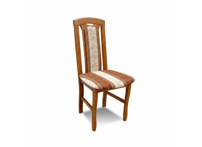 Solid wood chair, wooden designer chair, dining chair, classic beige decorative.