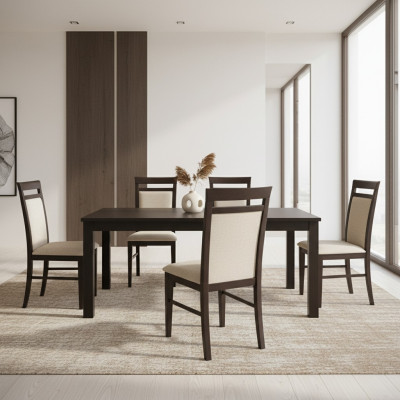 Solid wood chair, wood designer, white chair, dining room chair, classic, decorative