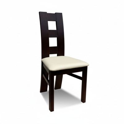 Solid Wood White Black Wood Designer Chair Dining Chair Modern Decorative