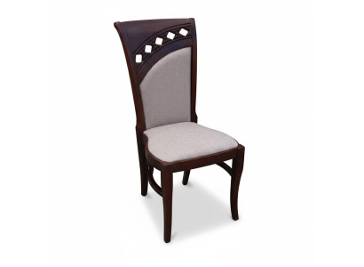 Solid wood fabric chair modern designer dining chair kitchen decorative