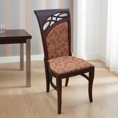 SOLID WOOD WOOD BROWN CHAIR MODERN DESIGNER DINING CHAIR KITCHEN DECORATIVE
