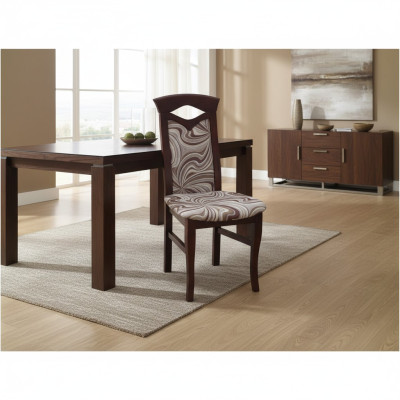 Solid Wood White Chair Modern Designer Dining Chair Kitchen Decorative