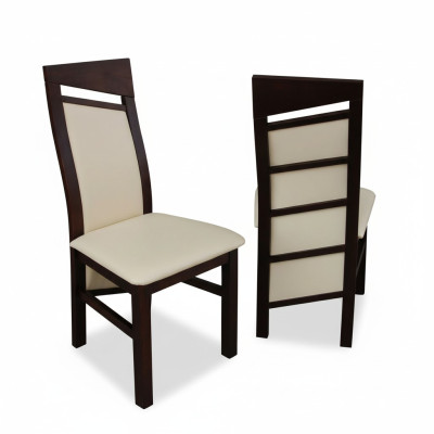 Solid wood chair modern white designer dining chair kitchen decorative