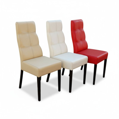 SOLID WOOD CHAIR MODERN LEATHER DESIGNER DINING CHAIR KITCHEN DECORATIVE