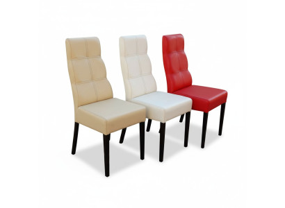 SOLID WOOD CHAIR MODERN LEATHER DESIGNER DINING CHAIR KITCHEN DECORATIVE