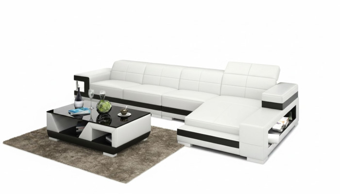 Sofa leather sofa couch living landscape corner modern corner sofa design set