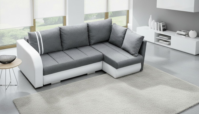 Sofa Sleeper Sofa Designer Sofa with Bed Function + Storage Compartment Corner Sofa Couch NEW
