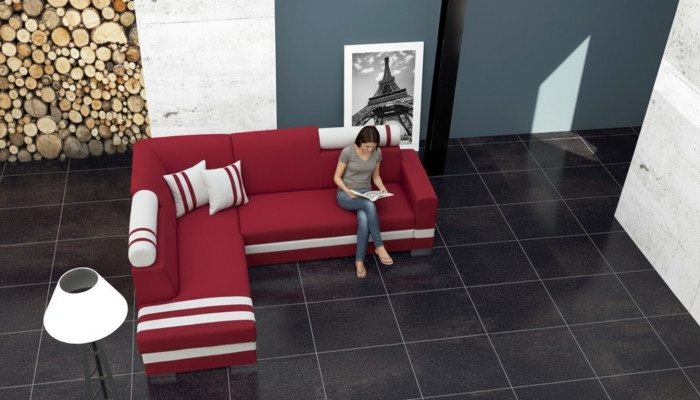 Sofa Sleeper Sofa Designer Sofa with Bed Function + Storage Corner Sofa Couch NEW