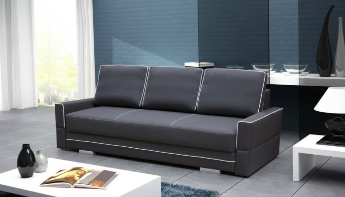 Sleeper Sofa Convertible Couch 3-Seater Sleeping Function + Storage Compartment Couch Sofa Convertible Sofa