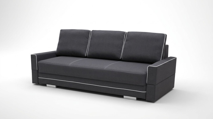 Sleeper Sofa Convertible Couch 3-Seater Sleeping Function + Storage Compartment Couch Sofa Convertible Sofa