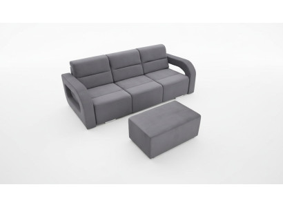 Sofa bed folding couch 3-seater with sleeping function + bed box couch sofa folding sofa