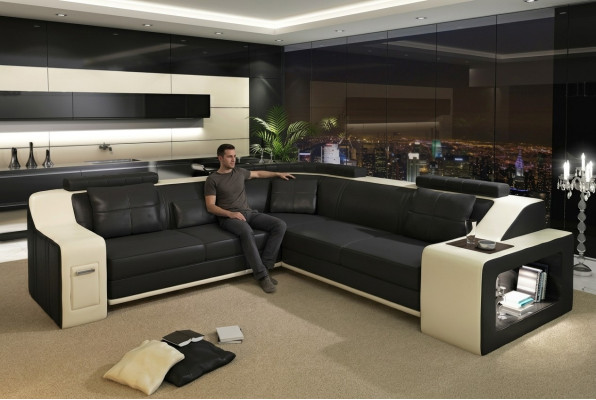 Stylish Living L-shaped Faux Leather Sofa for Ultimate Comfort