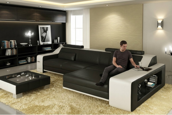 Exclusive Living Comfort Give your home luxury with our luxury L-sofa