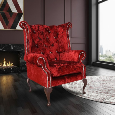 Wing chair Chesterfield chair seat club lounge TV sofa recliner new