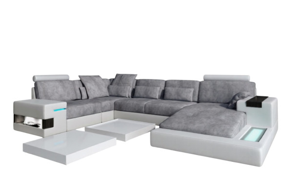 Leather sofa upholstery corner couch set living landscape leather sofa design couch new