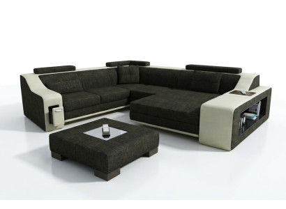 Design corner sofa sofa couch upholstery seat sofas corner suite textile leather