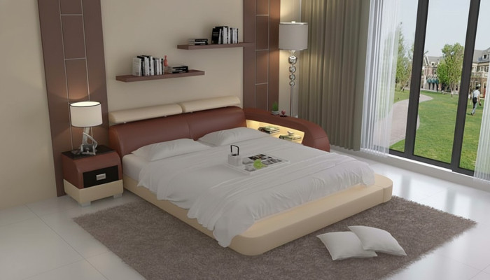 Waterbed Hotel Double Bed Beds Complete Leather Bed Upholstered Bed Water LB8801