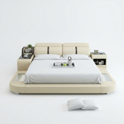 Waterbed Hotel Double Bed Beds Complete Leather Bed Upholstered Bed Water LB8821