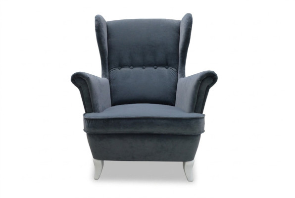 Design TV Lounge Club Armchair Wingback Chair Recliner Relax Upholstered Chair New