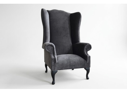 Wingback armchair armchair TV design upholstery sofa couch Chesterfield textile new 350