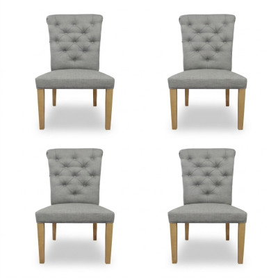 4x chairs, chair cushion design, lounge seat, backrest set, Chesterfield armchair